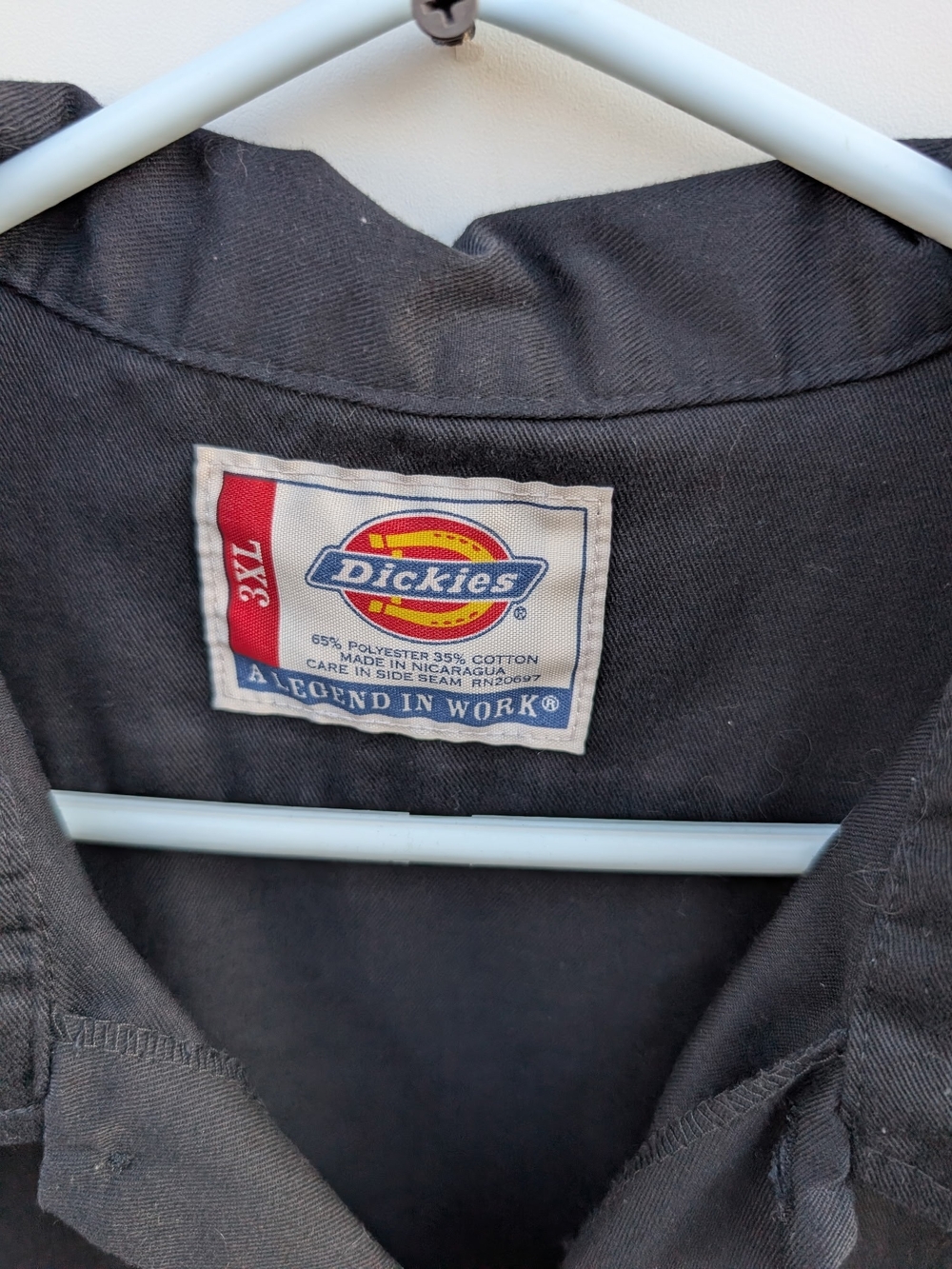 Dickies Men's Big And Tall Long Sleeve Work Shirt - Picture 5 of 7